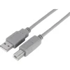Q-Link USB kabel 2.0 printer/scanner 2 meter grijs