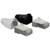 Q-Link UTP connector 4x/kap RJ45 2x zwart wit 8 stuks