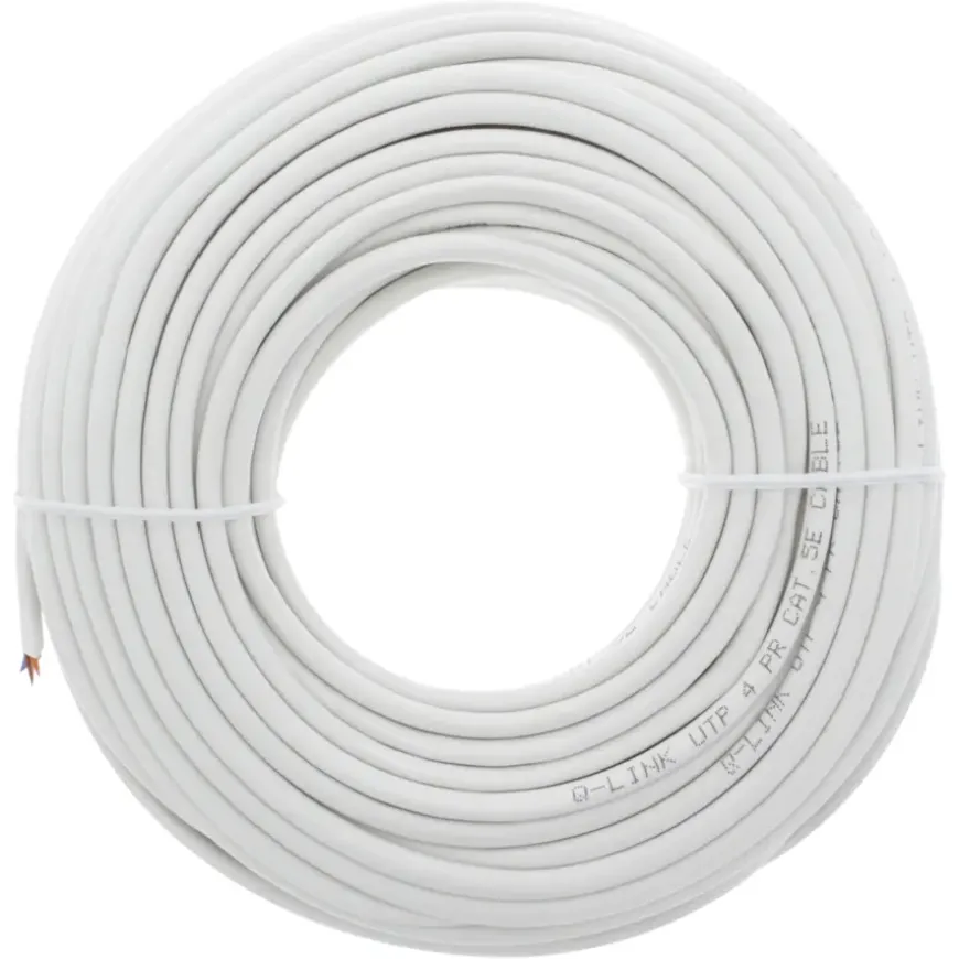 Q-Link UTP kabel CAT5E AWG26 20 meter wit