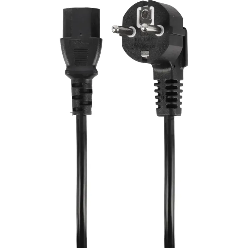 Q-Link voedingskabel schuko C13 2 meter
