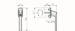 Raamboom FG110 zwart 3 stuks