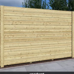Rabatdeel vuren hout geschaafd 1,7 x 13,5 x 240 cm