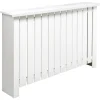 CanDo Radiatorbekleding Oxford wit 153x100 cm