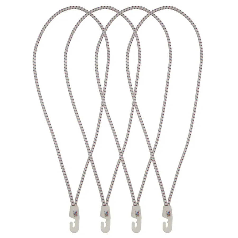 Seilflechter Rakband elastiek met haak 4mm 35cm 4 stuks