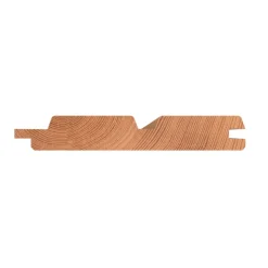 Rhombusprofiel dubbel thermisch gemodificeerd vurenhout 1,8 x 13,5 x 240 cm