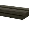Rhombusprofiel vuren hout antraciet geschaafd 180 x 14,5 x 2,8 cm