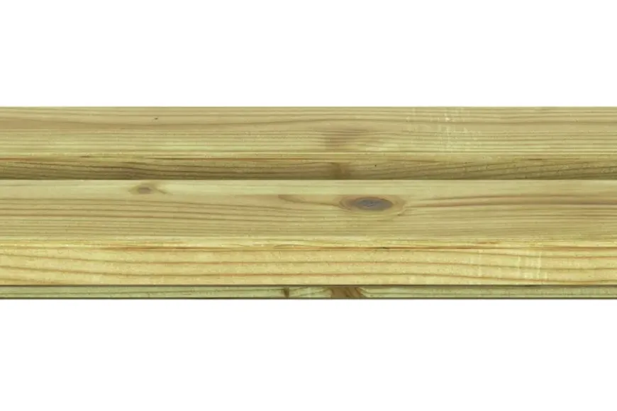 Rhombusprofiel vuren hout geschaafd 180 x 2,8 x 14,5 cm