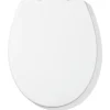 Geen Riga toiletbril thermoplast wit met softclose en quick release