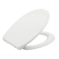 Geen Riga toiletbril thermoplast wit met softclose en quick release