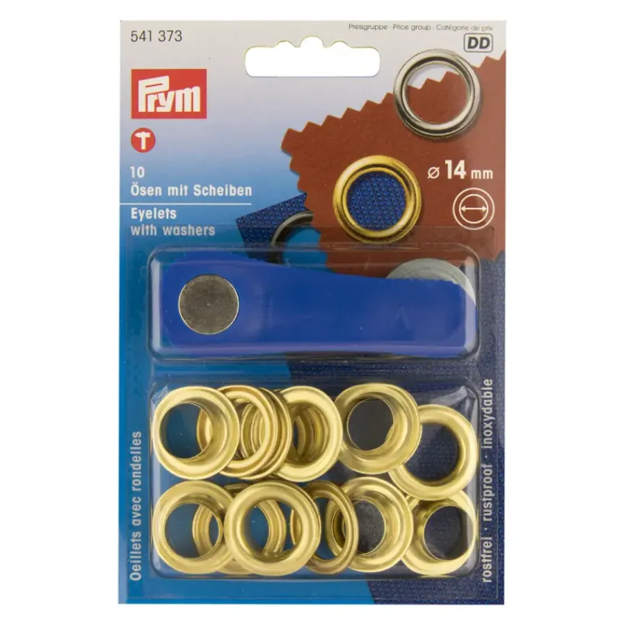 KPE Holland Ringen 14mm messing 10 stuks