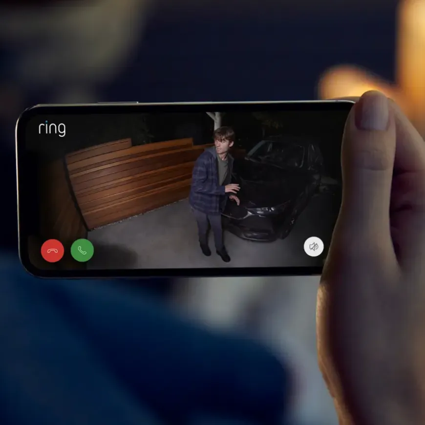 Ring Spotlight Camera Plus Plug-in Wit