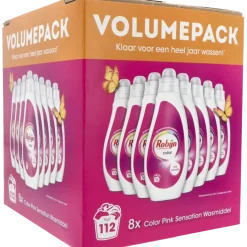 Robijn vloeibaar wasmiddel color pink sensation 8x700 ml