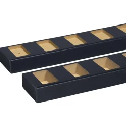 Roomdivider profiel recht 90° lava eiken 2 stuks