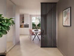 Roomdivider profiel schuin 45° lava eiken 2 stuks