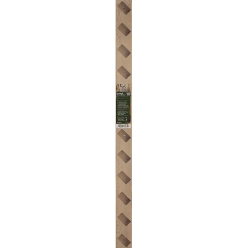 Roomdivider profiel schuin 45° natuur eiken 2 stuks