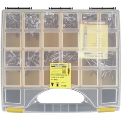 Rotadrill assortimentsdoos schroef universeel verzinkt 592 stuks