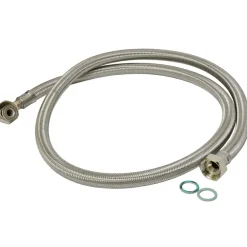 Sanivesk Aanvoerslang 150cm RVS Wasmachine