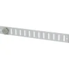 Sanivesk afsluitbaar schuifrooster aluminium geanodiseerd 37x4 cm