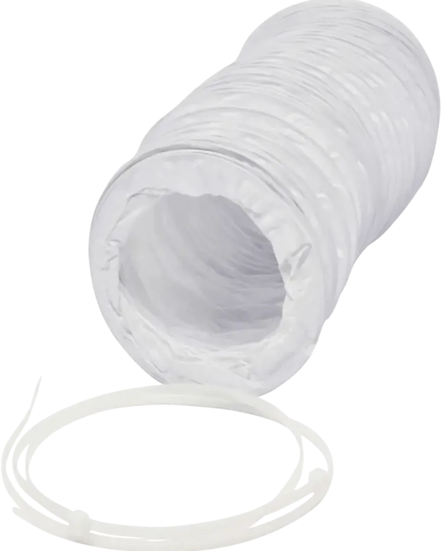 Sanivesk buis flexibel PVC wit Ø 125 mm 1,5 meter