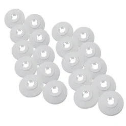 Sanivesk CV Buisrozet 15mm Wit 10 stuks