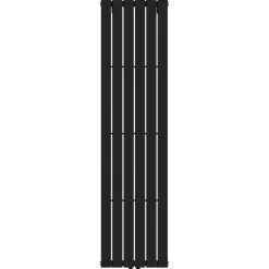 Sanivesk design radiator Negev zwart midden/onder aansluiting 180 x 45,2 cm