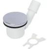 Sanivesk Douchebakafvoer 90mm Afvoer 40+50mm Wit