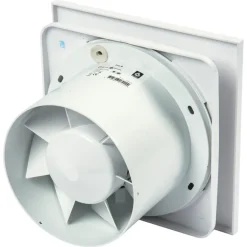 Sanivesk Inbouwventilator Design met timer vierkant Ø 125 mm