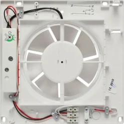 Sanivesk inbouwventilator Standaard met timer wit Ø 125 mm