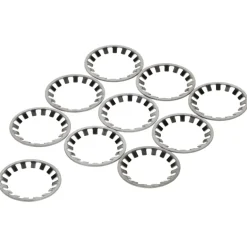 Sanivesk Meerlagen Push Borgring 16mm RVS 10 stuks
