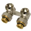 Sanivesk Radiator H-blok 1/2"x3/4" Haaks (+ koppelingen 16x2mm)