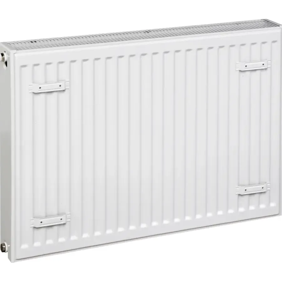Sanivesk radiator Raya Plan Duo wit zij-aansluiting T22 60 x 80 cm