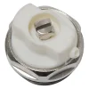 Sanivesk Radiatorstop 1/2" + Draaibare Ontluchter
