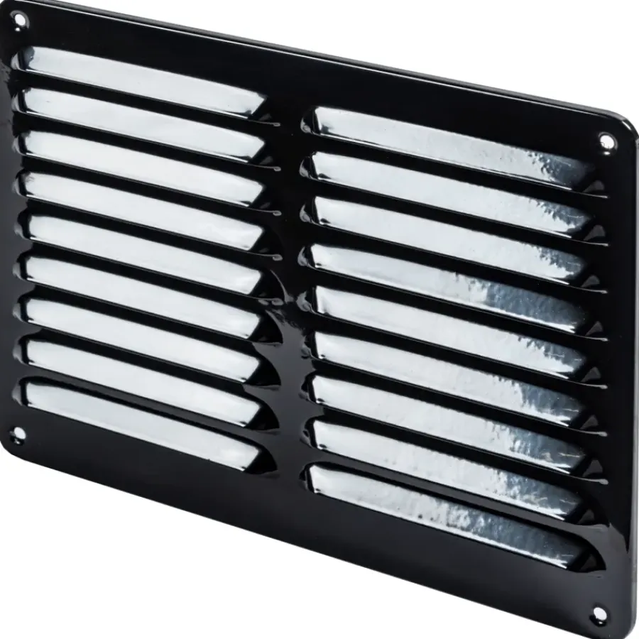 Sanivesk schoepenrooster aluminium antraciet 24,5x19,5 cm