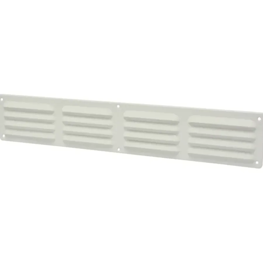 Sanivesk schoepenrooster aluminium wit 49,5x9 cm
