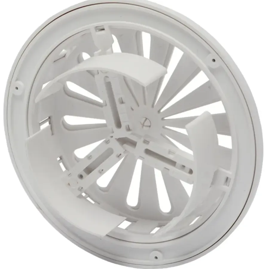 Sanivesk schuifrooster wit rond Ø 100-150 mm