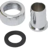 Sanivesk Slangkoppeling + Wartelmoer 1/2"F Chroom