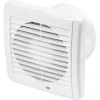 Sanivesk stille inbouwventilator Standaard wit Ø 125 mm