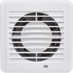 Sanivesk stille inbouwventilator Standaard met timer wit Ø 100 mm