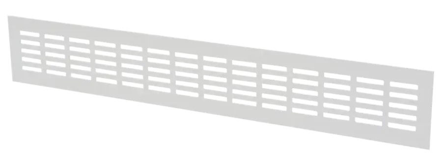 Sanivesk ventilatiestrip aluminium wit 50x8 cm