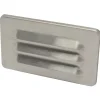 Sanivesk vlakkanaal muurrooster RVS 110x55 mm