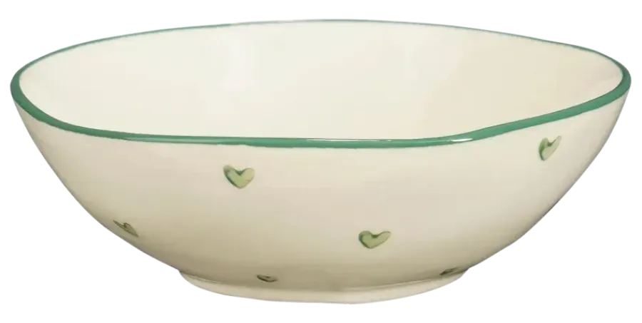 Geen Schaal donker groen - h4,5xd13cm