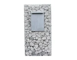 Schanskorf Como met brievenbus 120 x 60 x 30 cm