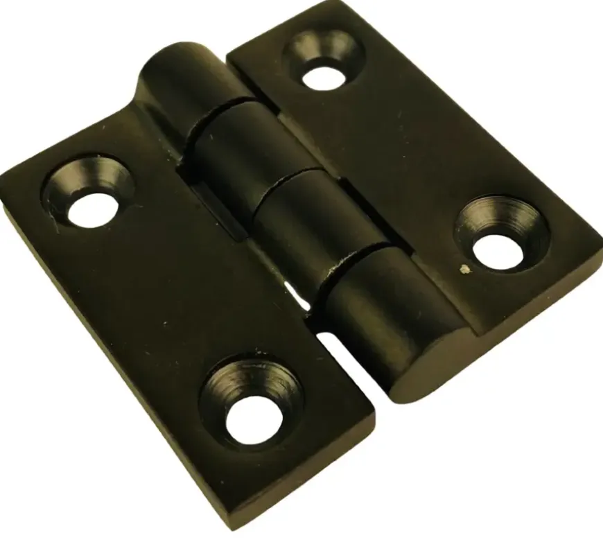 Scharnier 38x38x4mm RVS Zwart
