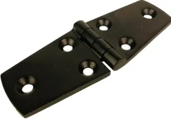 Scharnier 76x38x4mm RVS Zwart