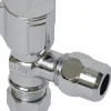 Schell Hoekstopkraan Knel 12x10mm Chroom KIWA