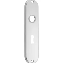 Schild met sleutelgat ovaal 56mm aluminium