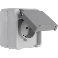 Schneider Electric Aquastar spatwaterdicht Stopcontact Enkel RA
