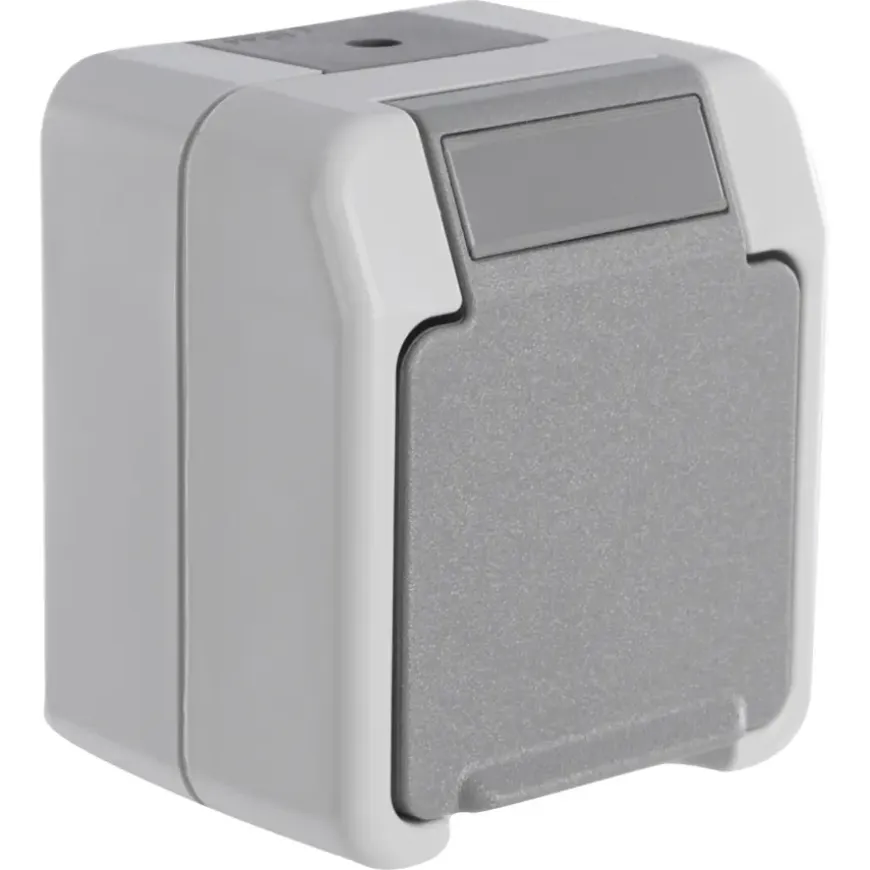 Schneider Electric Aquastar spatwaterdicht Stopcontact Enkel RA
