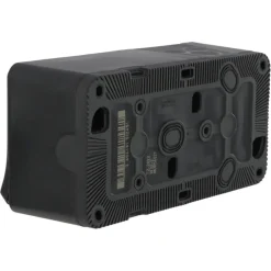 Schneider Electric Mureva Styl wandcontactdoos 2-voudig horizontaal IP55 antraciet