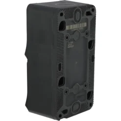Schneider Electric Mureva Styl wandcontactdoos 2-voudig verticaal IP55 antraciet